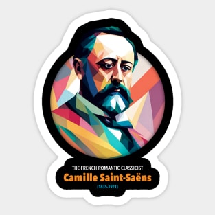 Camille Saint-Saëns WPAP Sticker